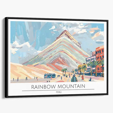 TRAVEL ART RAINBOW MOUNTAIN