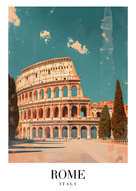 TRAVEL ART ROME ITALY