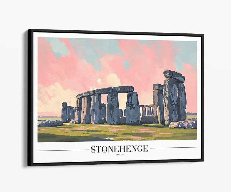 TRAVEL ART STONEHENGE ENGLAND