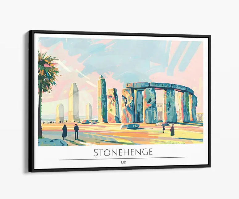 TRAVEL ART STONEHENGE ENGLAND