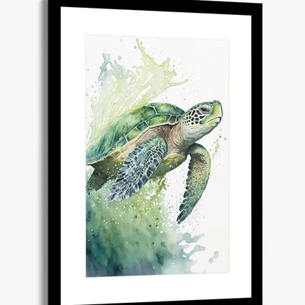ANIMAL ART TURTLE