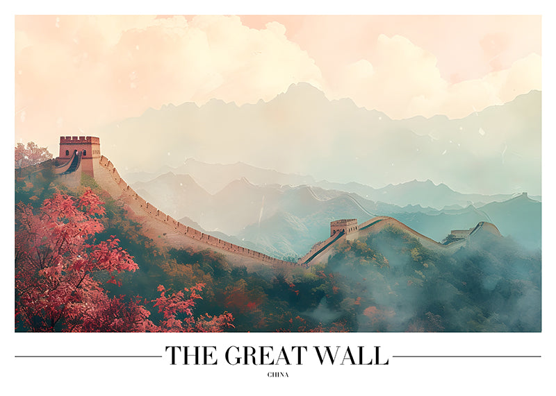 TRAVEL ART THE GREAT WALL OF CHINA