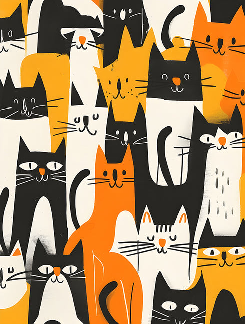 ANIMAL ART CATS