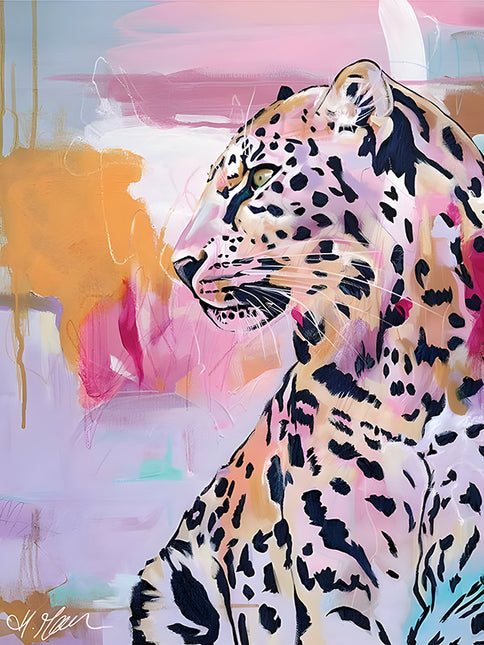 ANIMAL ART LEOPARD