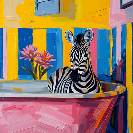 ANIMAL ART ZEBRA