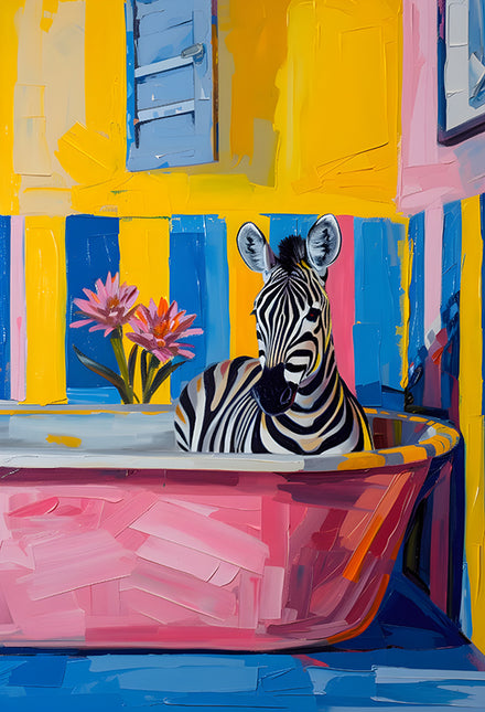 ANIMAL ART ZEBRA