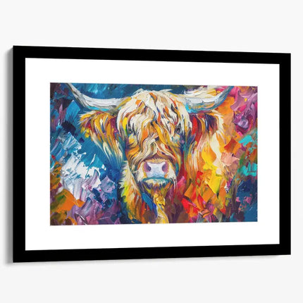 ANIMAL ART HIGHLAND COW