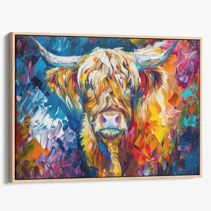 ANIMAL ART HIGHLAND COW