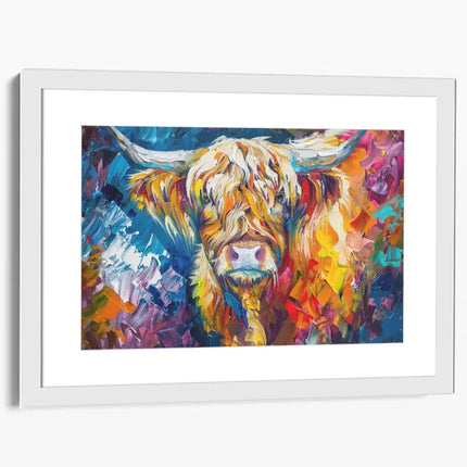 ANIMAL ART HIGHLAND COW