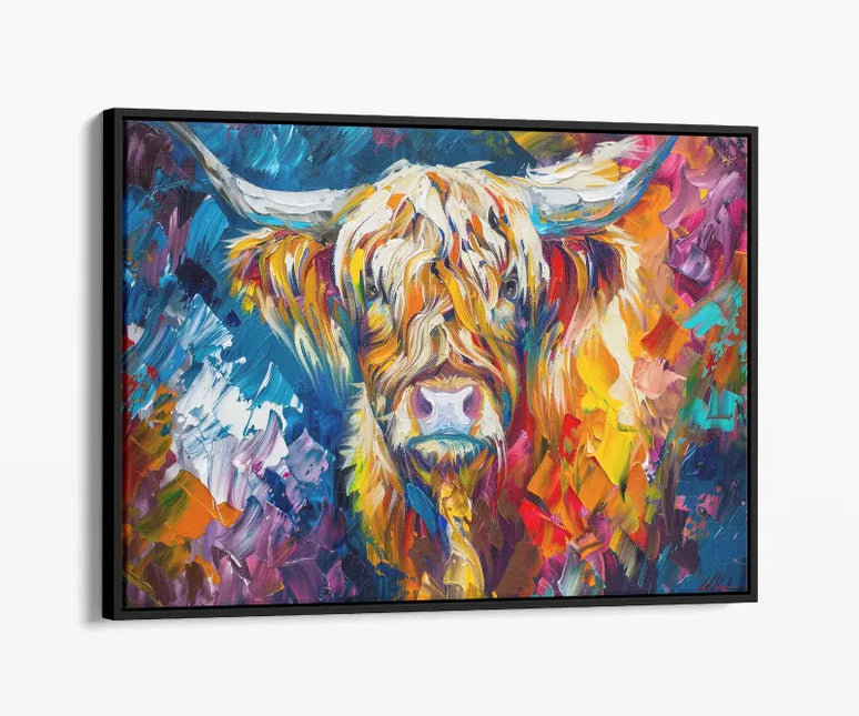 ANIMAL ART HIGHLAND COW