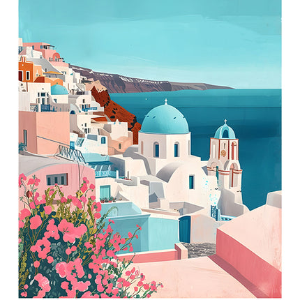 TRAVEL ART SANTORINI GREECE