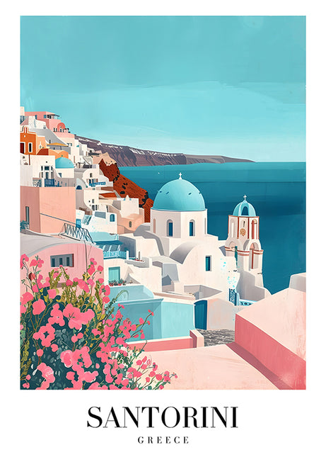 TRAVEL ART SANTORINI GREECE